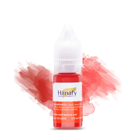 Пигмент для татуажа Hanafy Colours Pigments № 5 - Strawberry
