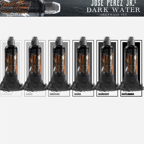 Тату краска Jose Perez Jr 6 Bottle Shading Set
