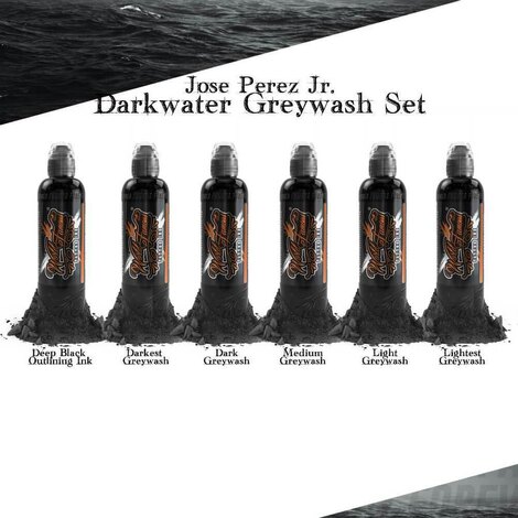 Тату краска Jose Perez Jr 6 Bottle Shading Set
