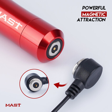 Машинка для татуажа Mast Pen for PMU SMP (красная)