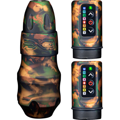 Тату машинка EXO Shadow Camo 4.0мм + 2 PowerBolts