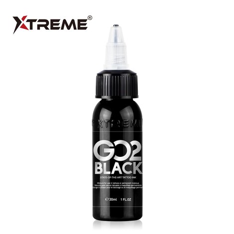Тату краска Xtreme GO2 BLACK - Super Black