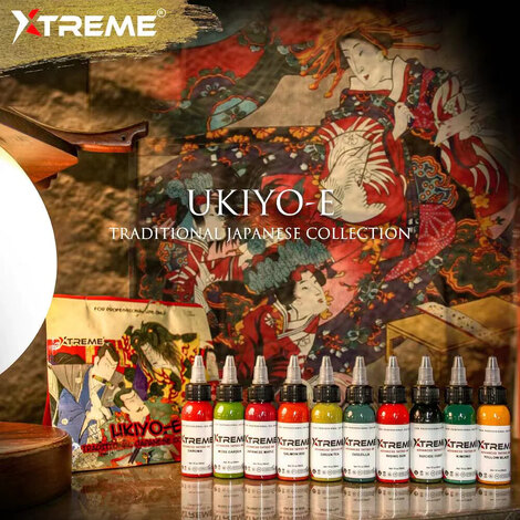  Ukiyo-E Traditional Japanese Color Set