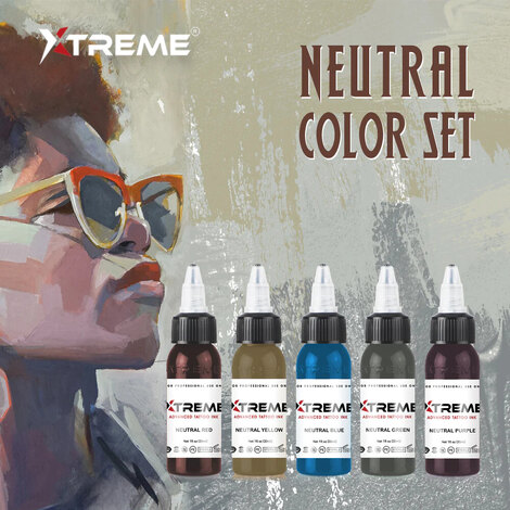 Тату краска Xtreme Neutral Set