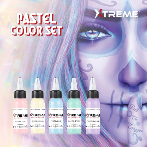 Тату краска Xtreme Pastel Color Set