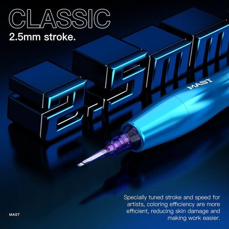 Машинка для татуажа Беспроводная Mast P20 - 2.5mm (Purple)