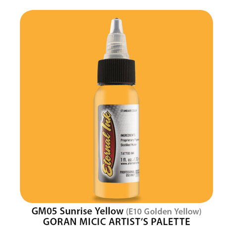 Тату краска Sunrise Yellow