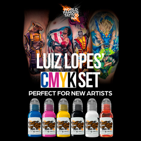 Тату краска Luiz Lopez - CMYK Set