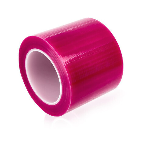  Самоклеящаяся розовая пленка - отрывной рулон 1000шт