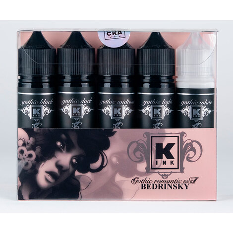 Тату краска Набор Greywash от Дениса Бедринского 60мл