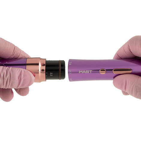 Машинка для татуажа Dragonhawk P-60 Wireless 2.2 - 3.2мм (Purple)