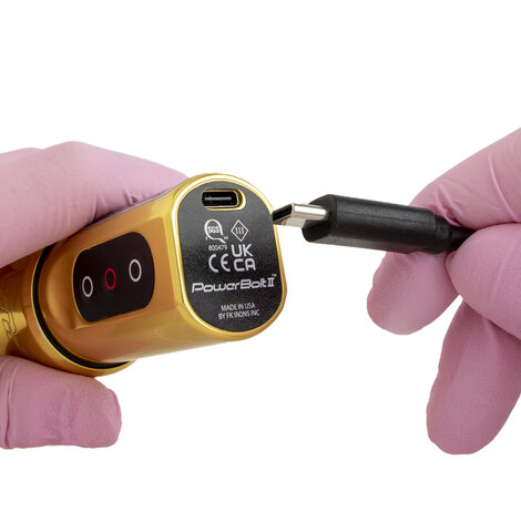 Тату машинка Spektra Flux MAX 2 PowerBolts Hope Versus Cancer Gold - 3.2мм