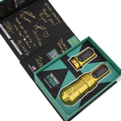 Тату машинка Spektra Flux MAX 2 PowerBolts Hope Versus Cancer Gold - 3.2мм