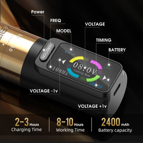 Блок питания Touch Screen Wireless 2400мАч