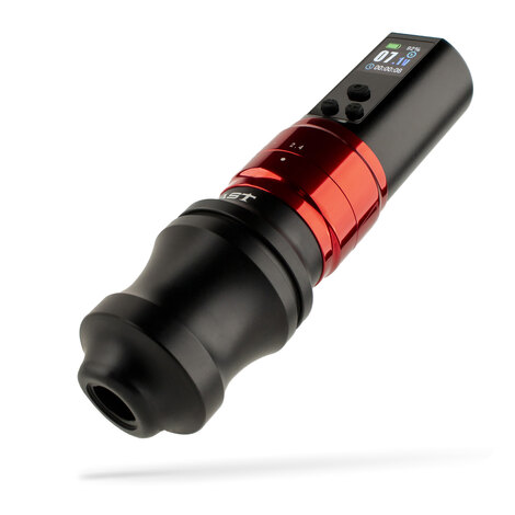 Тату машинка Fold 2 Pro Wireless - Black-Red (+ держатель 45мм)