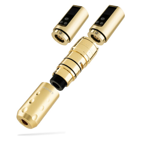 Тату машинка Fold 2 Pro Wireless - Gold (+ аккумулятор)