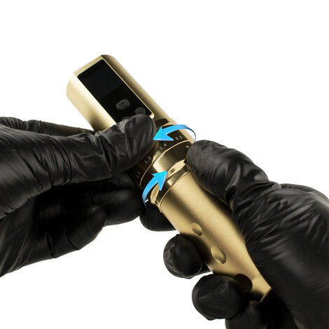 Тату машинка Fold 2 Pro Wireless - Gold (+ аккумулятор)