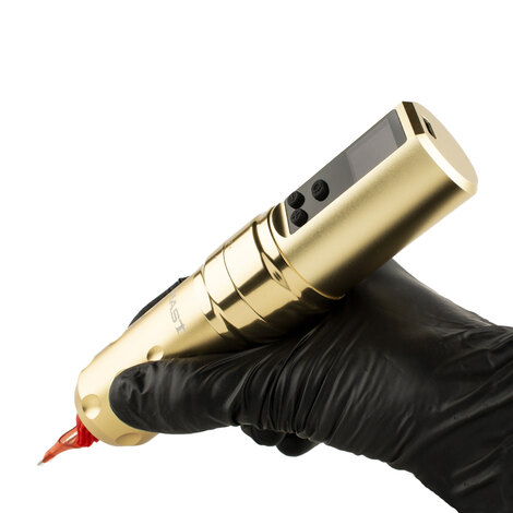 Тату машинка Fold 2 Pro Wireless - Gold (+ аккумулятор)
