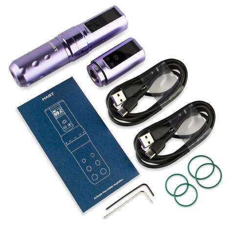 Тату машинка Fold 2 Pro Wireless - Purple (+ аккумулятор)