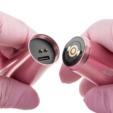 Машинка для татуажа Беспроводная Mast P20 2.5мм - Pink (+ аккумулятор)