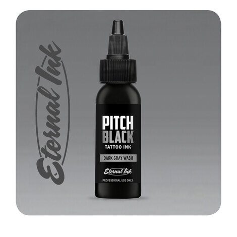 Тату краска Pitch Black - Dark Gray Wash
