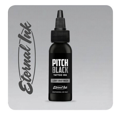 Тату краска Pitch Black - Light Gray Wash
