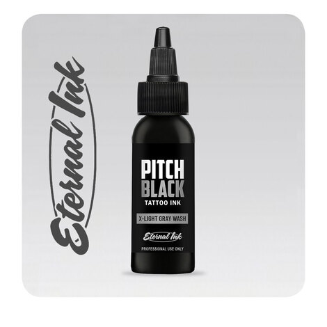 Тату краска Pitch Black - X-Light Gray Wash
