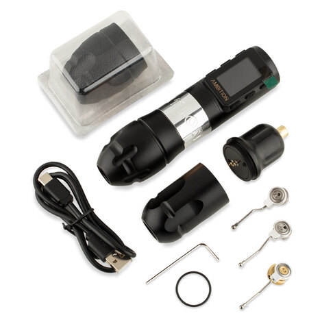 Тату машинка Vibe Max - Silver (2.5 - 3.5 - 4.0 - 4.5мм)