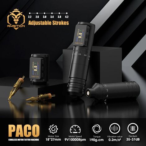 Тату машинка Paco 2 (2.2 mm - 4.2 mm)