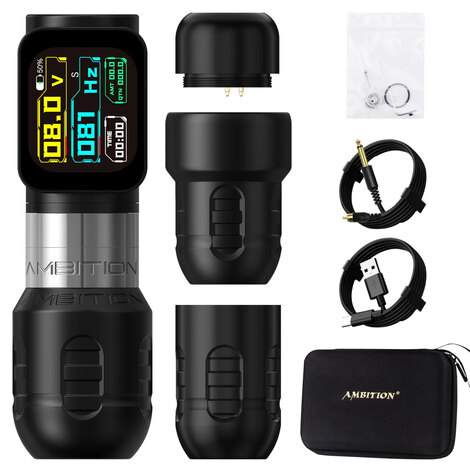 Тату машинка Zetton Pro Silver (3.5мм - 4.0мм)