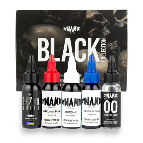 Тату краска Black Collection Color 5 Set
