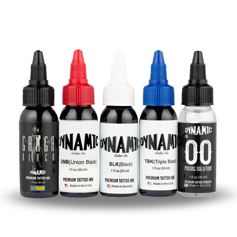 Тату краска Black Collection Color 5 Set