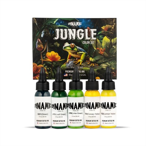 Тату краска Jungle Color 5 Set