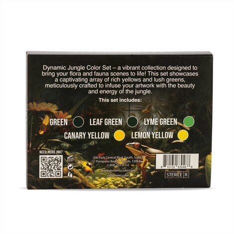 Тату краска Jungle Color 5 Set