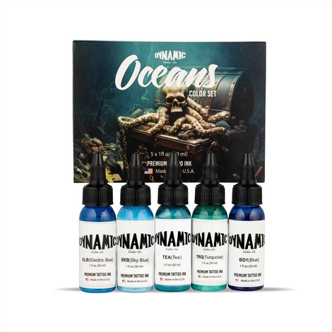 Тату краска Oceans Color 5 Set