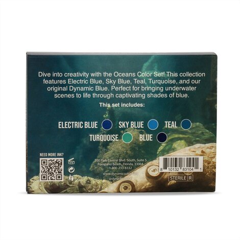 Тату краска Oceans Color 5 Set