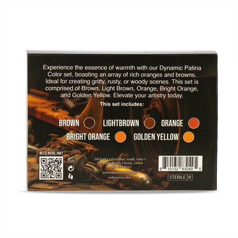 Тату краска Patina Color 5 Set