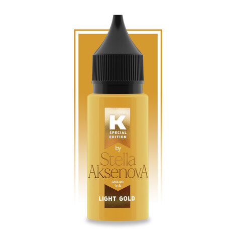 Тату краска Light Gold от Стеллы Аксеновой