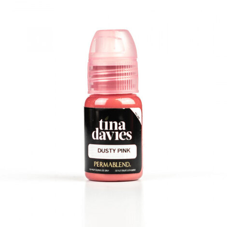 Пигмент для татуажа Tina Davies - Dusty Pink + Помада + Карандаш