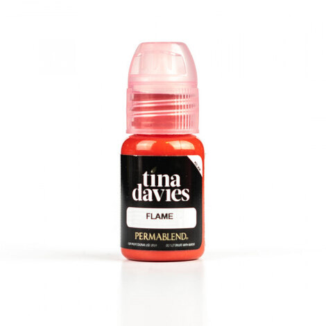 Пигмент для татуажа Tina Davies - Flame + Помада + Карандаш
