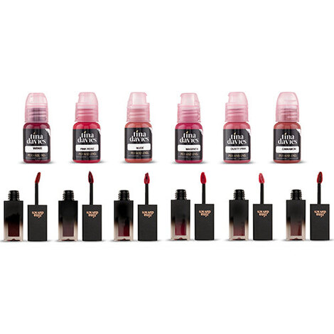 Пигмент для татуажа Tina Davies ENVY Lip Collection Set