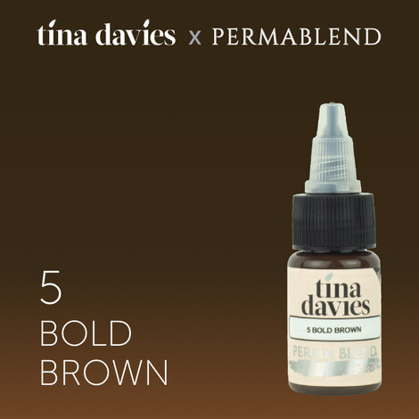 Пигмент для татуажа Tina Davies 'I Love INK' 5 Bold Brown