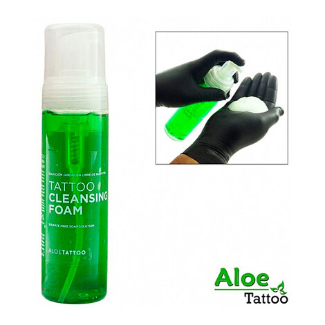  Aloe Tattoo Cleansing Foam-пенка 220мл