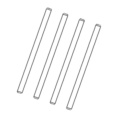  No. 138 - Guide pin (4pcs)