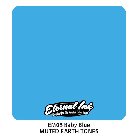 Тату краска Muted Earth Tones - Baby Blue