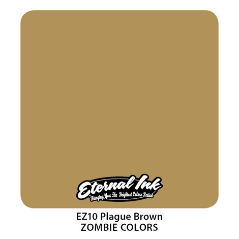Тату краска Zombie Colors - Plague Brown