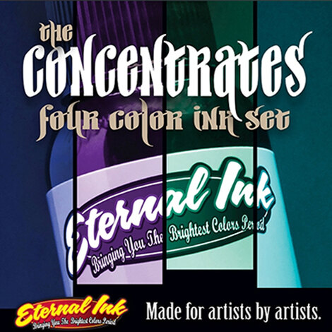 Тату краска The Concentrates Four Color Ink Set
